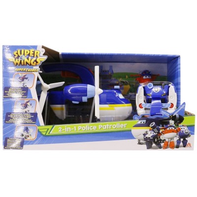 SUPER WINGS SUPERCHARGE 2 IN 1 POLICE PATROLLER 740834