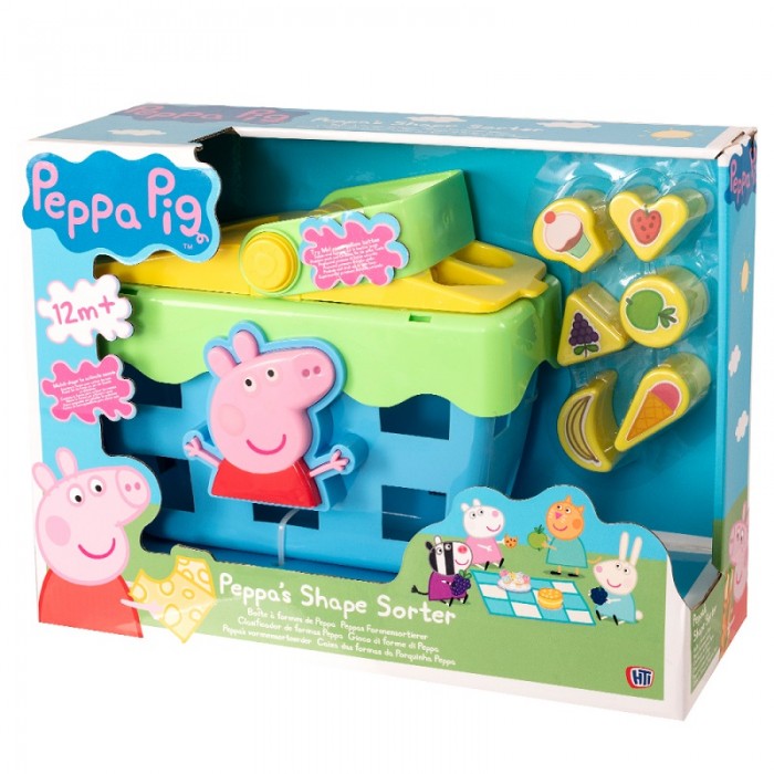 Παιχνιδια για κοριτσια - PEPPA SHAPE SORTER PICNIC SET 1684446.INF19 PEPPA PIG