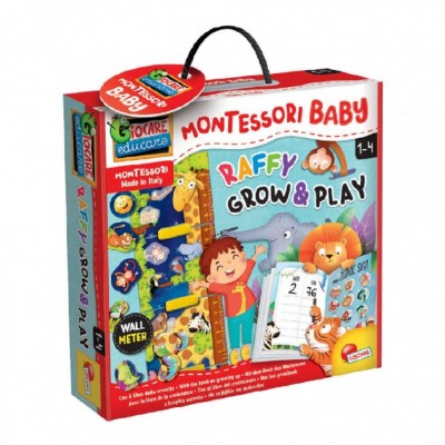 Εκπαιδευτικό Παιχνίδι Montessori Baby Box ΠΑΙΖΩ ΚΑΙ ΜΕΓΑΛΩΝΩ ΜΕ ΤΟΝ ΛΟΥΛΗ Lisciani 92789